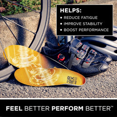 CURREX BikePro deep-heel-cup locks the heel for a secure ride fit