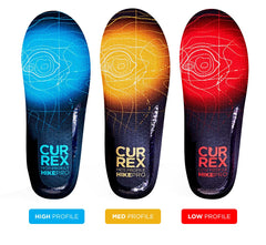 CURREX HikePro breathable odor-resistant foam keeps feet dry on hikes