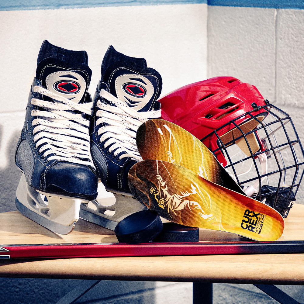 Currex HockeyPro multi-profile flexibility adapts to arch height