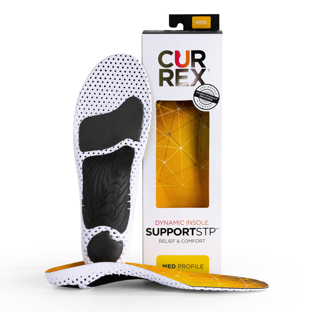 CURREX SupportSTP arch insole with cushioning for daily comfort and stability.