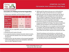 Cutting Edge Cultures fermentation setup yields crisp, probiotic-rich vegetables at home.