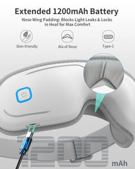 CUZRICH Premium White interior with easy-clean pads for comfort