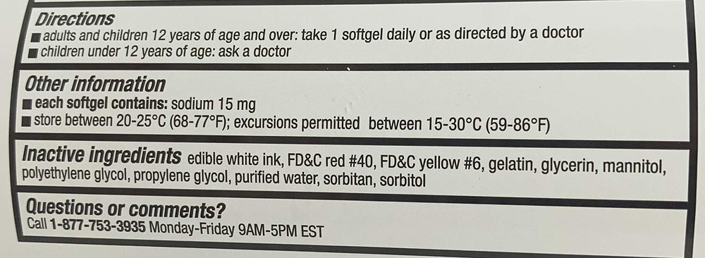 CVS Health stool softener label and packaging with dosing guidance for safe use.