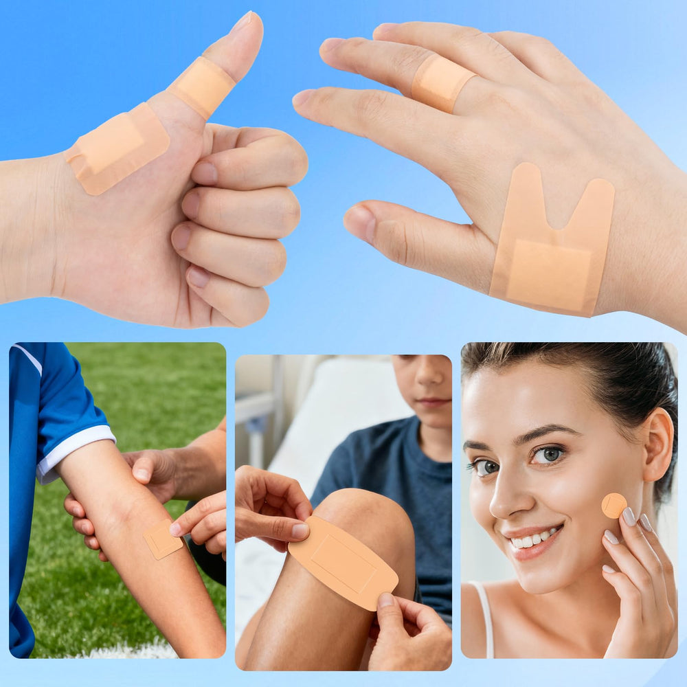 CXYARY latex-free bandages are safe for sensitive skin.