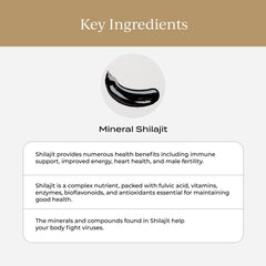 Shilajit Resin added to coffee or tea for a smooth ritual