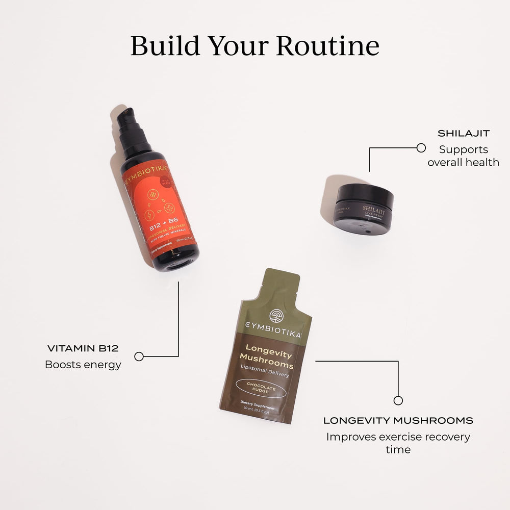 Micro-mineral profile of CYMBIOTIKA Shilajit Resin visible in the bottle