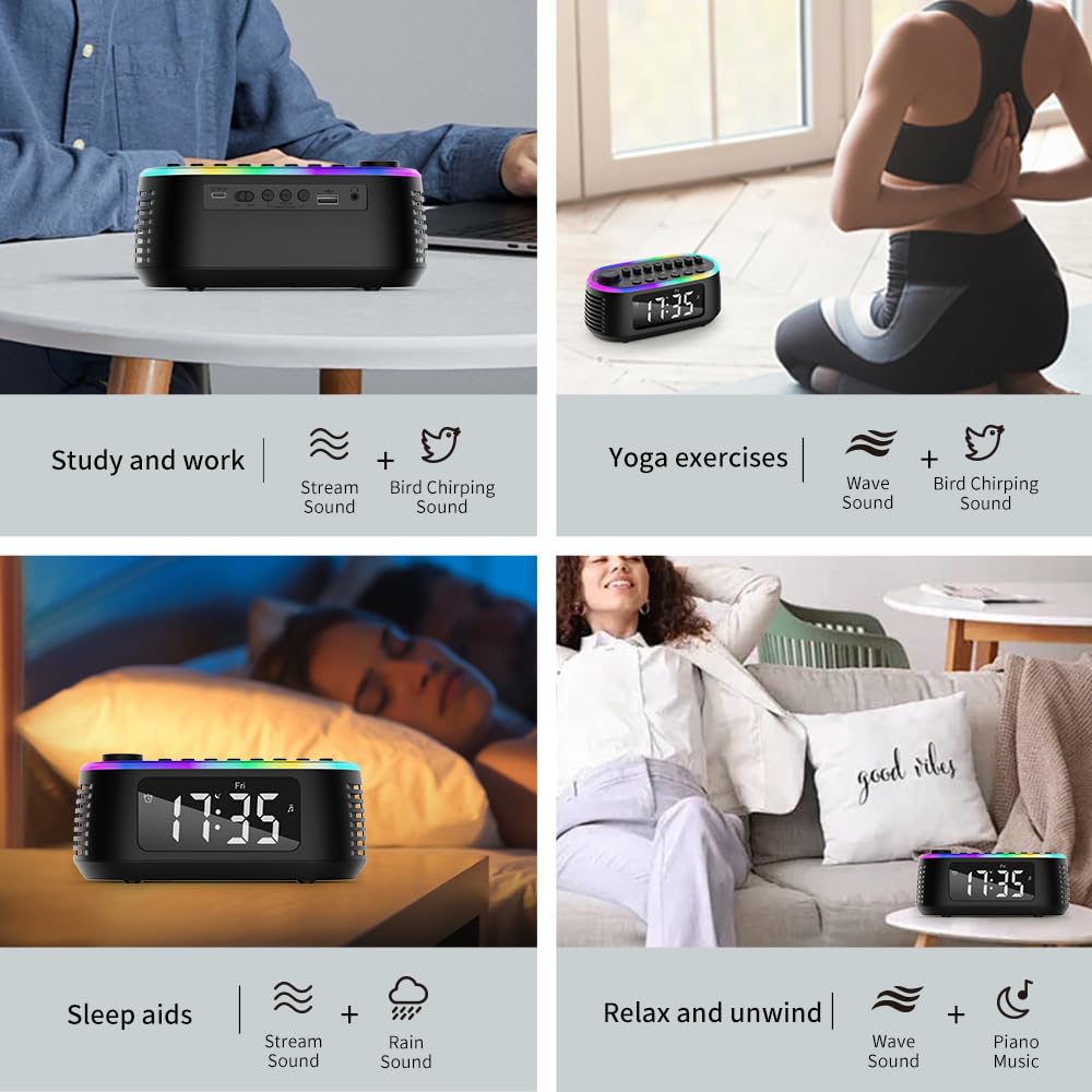 CYBORIS RGB night light mode provides gentle illumination for midnight routines