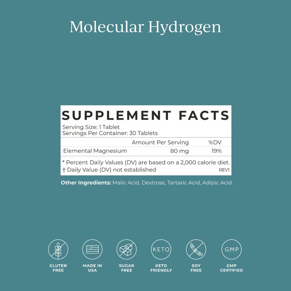 CYMBIOTIKA H2 ingredients closeup showing magnesium carrier for efficient delivery.