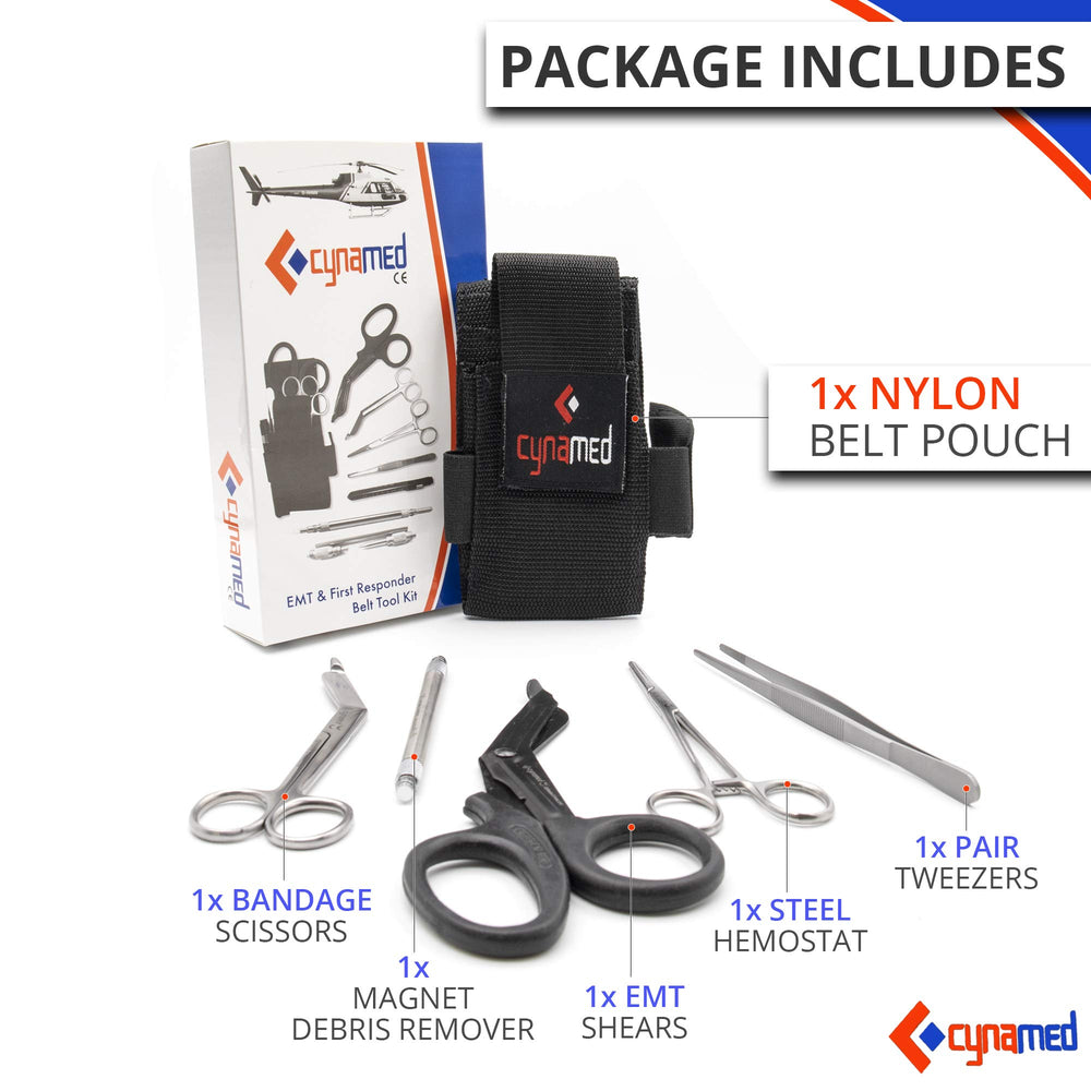 Cynamed first responder kit tweezers for precise debris or splinter removal