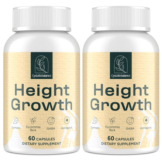 CystoRebalance 25in1 bone-strength bottle front shows a complete nutrient blend for daily growth support.