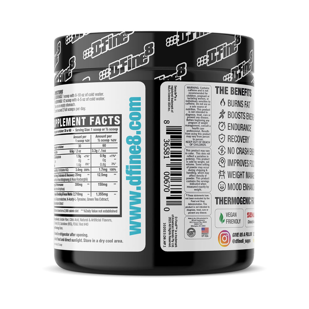 D-Fine8 athlete mixing scene showing powder in shake