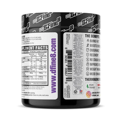 D-Fine8 glass with powder demonstrates serving mix for a convenient ritual
