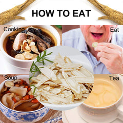 No caffeine ginseng slices offer a clean flavor for evening use