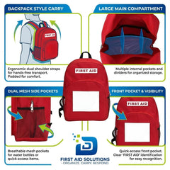 DABOS five-pack provides multiple organized medical bags for home.