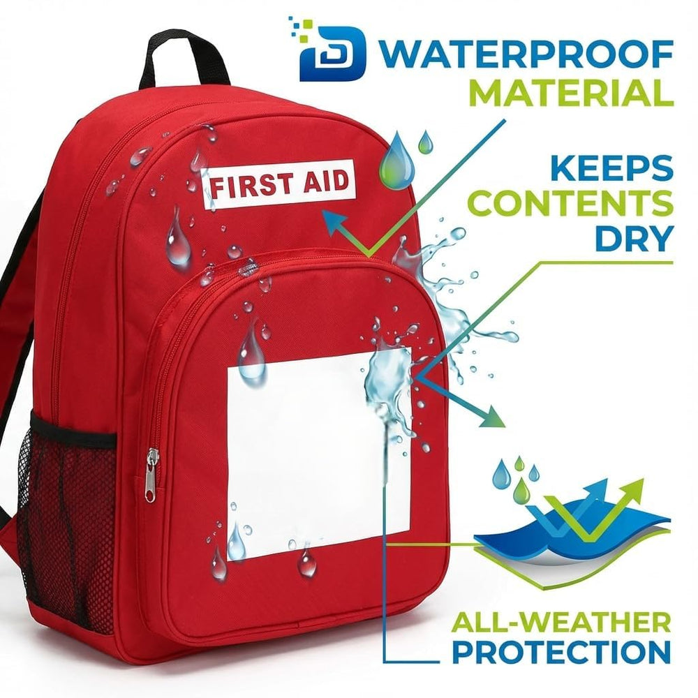 DABOS waterproof fabric protects supplies during camping adventures.