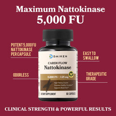 DAIKEN nattokinase daily dose schedule image for morning routine