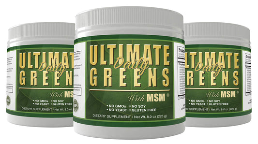 Daily Health Ultimate Greens Powder tub ready for easy daily greens support.