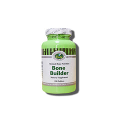Daily Bone Builder bottle showcasing a vegan, mineral blend for bone health support.