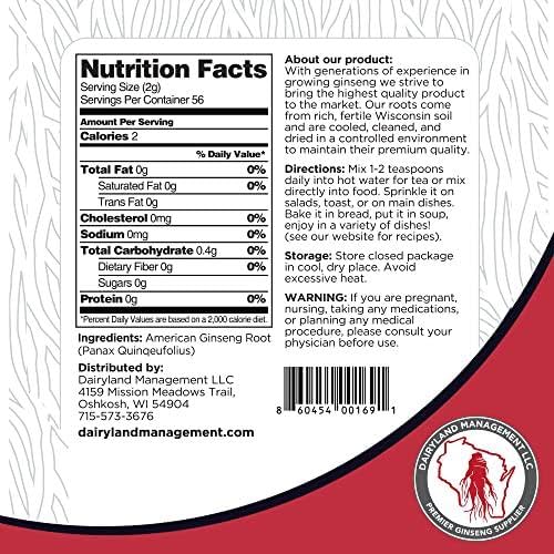Dairyland American Ginseng Powder in a baking bowl ready for muffins