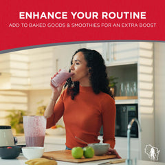 Dairyland Panax Ginseng Powder blended into smoothie for balanced vitality.