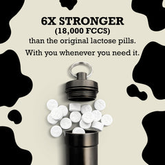 DairyPill Key Pod Max case shown, travel-friendly storage for pills.