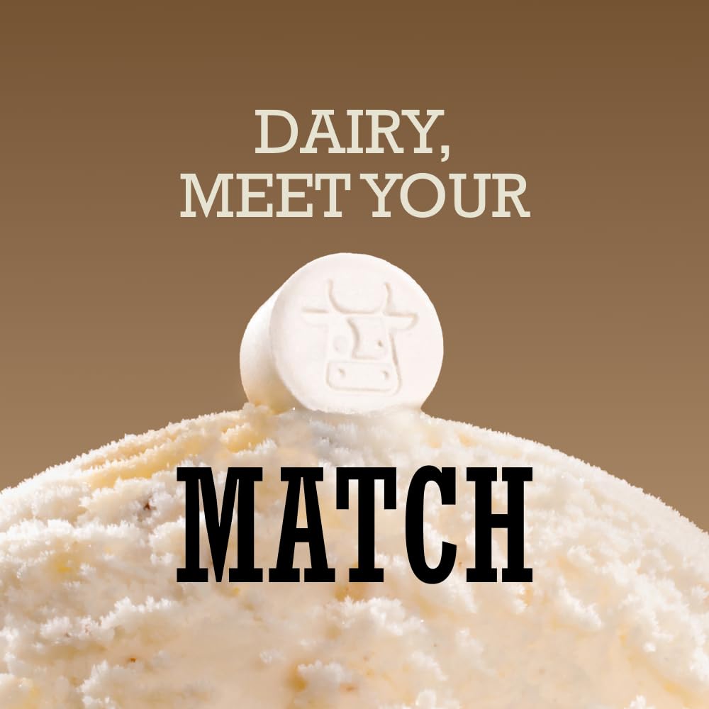 DairyPill travel-friendly pod in pocket, convenient dairy planning.