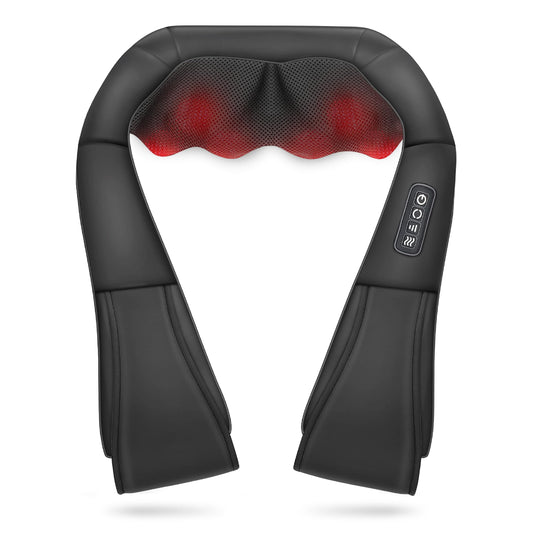 Daiwa Felicity shiatsu massager front view with eight kneading nodes for deep tissue relief.