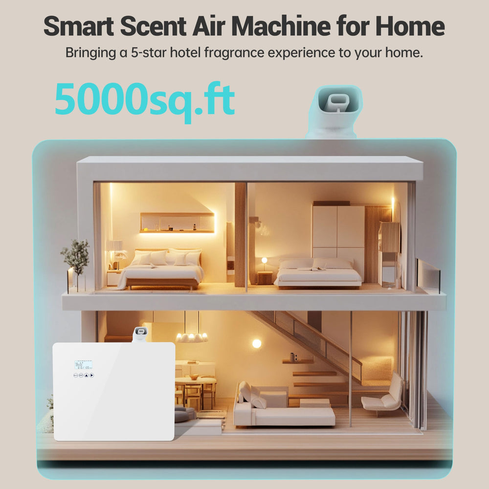 DAKISTF cold air diffusion technology delivers fine aroma particle dispersion.