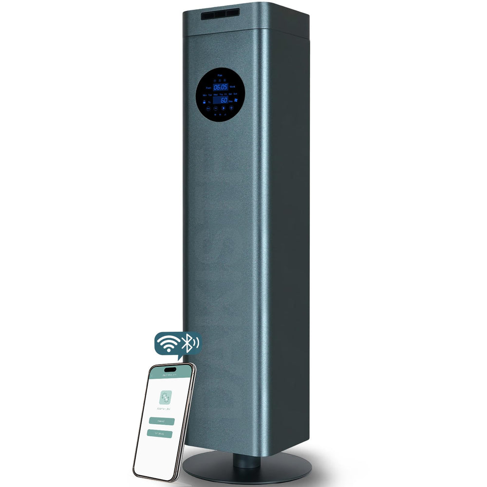 DAKISTF diffuser front view with WiFi control for easy setup