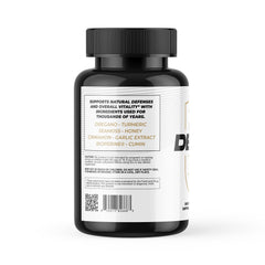DAMN GOOD close-up of capsules ready for quick daily intake