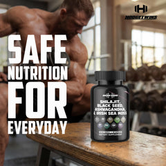 Hands holding capsules illustrate an easy daily ritual for vitality with DAMN GOOD.