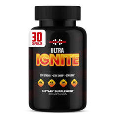 Damn Good Hodge Twins Ultra Ignite bottle-front image showing energy-ready formula for daily drive
