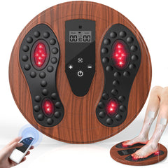 Dancespot EMS foot massager front view showing ergonomic design for comfortable sessions.