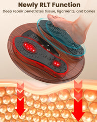 Dancespot foot massager mode display highlighting 12 modes for customization.
