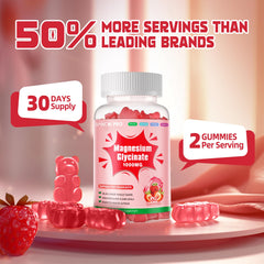 Two gummies per day shown as part of a daily routine for calm support