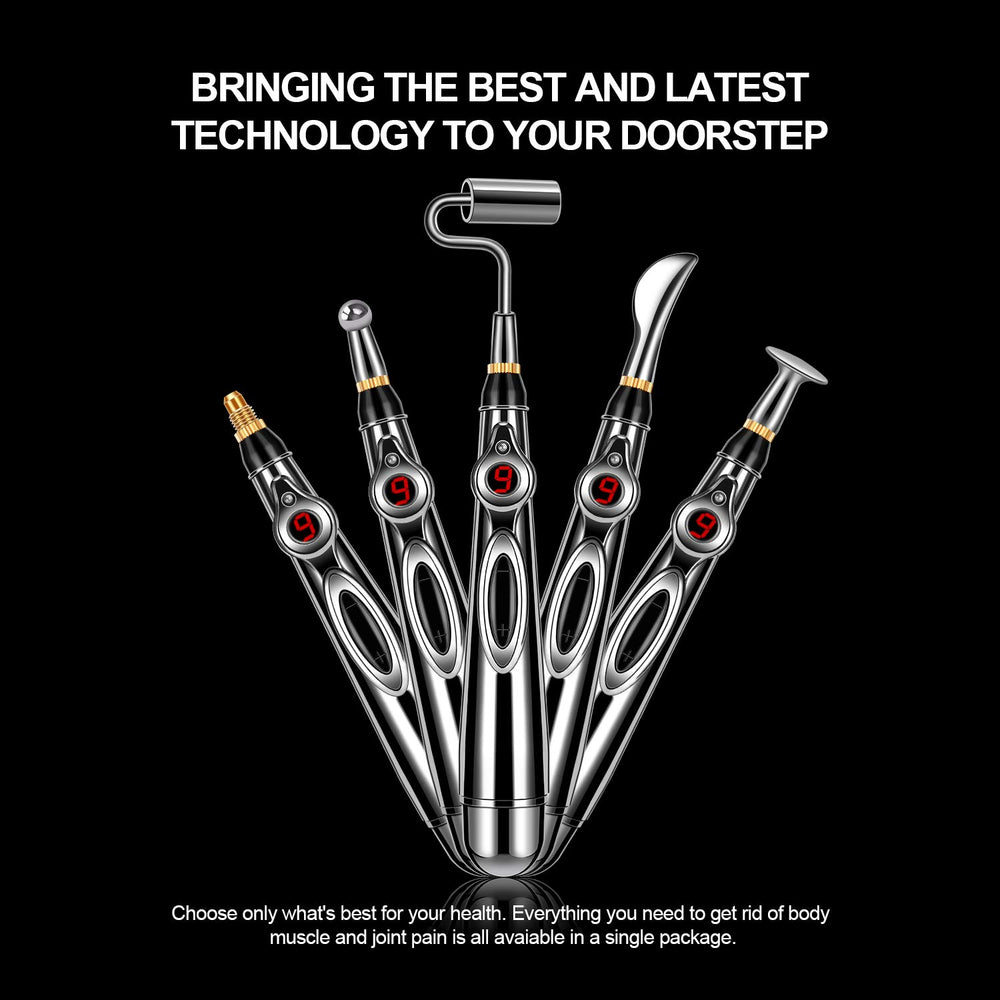 Dangshan 5-in-1 acupuncture pen five heads for targeted therapy.