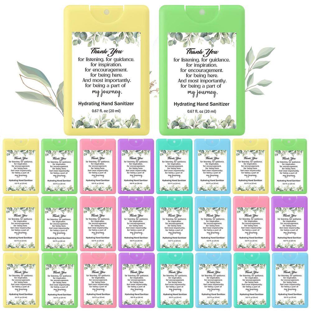 Dansib 24-pack hand sanitizer sprays bulk in 20 ml bottles ideal for gifting.
