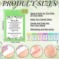 Dansib travel-size hand sanitizer sprays fit pockets for on-the-go care.