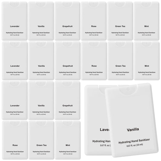 Dansib 24-pack sanitizer spray display box for bulk gifting.