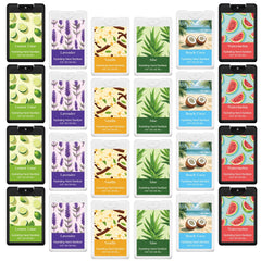 Dansib 24-pack mini hand sanitizer sprays arranged for bulk gifting.