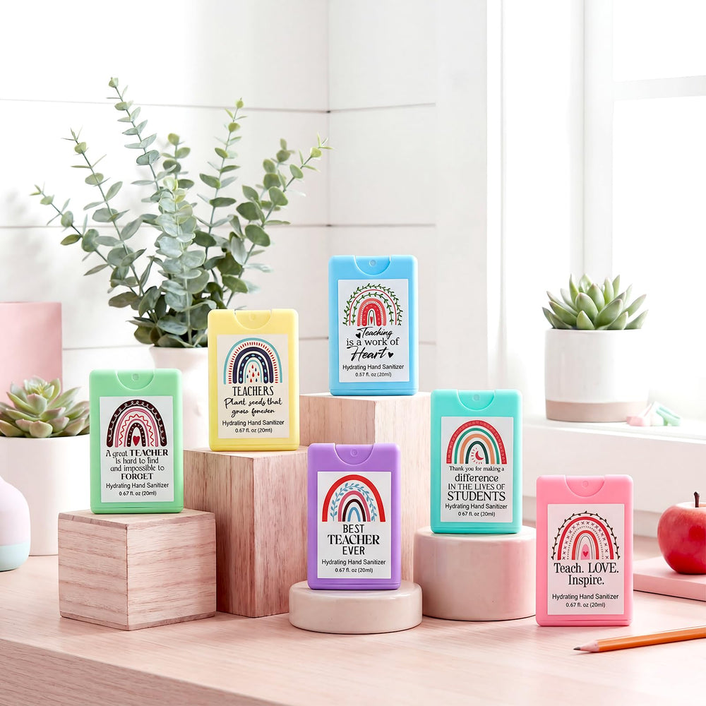 Dansib rainbow sticker set on the bottles adds cheerful motivation
