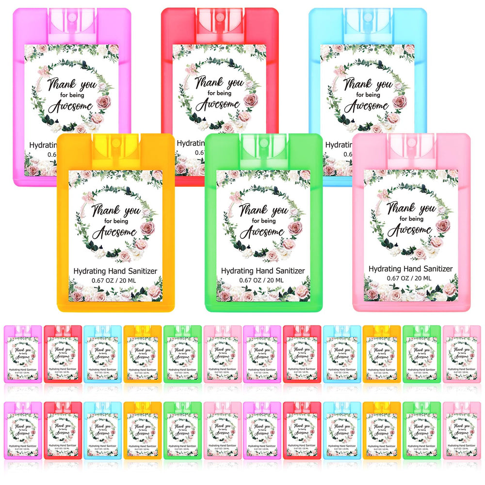 Dansib 24-pack mist hand sanitizer spray bundle for bulk gifting and quick sanitizing.