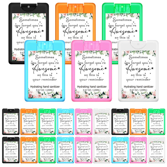 Dansib 24-pack travel size hand sanitizer sprays for on-the-go protection