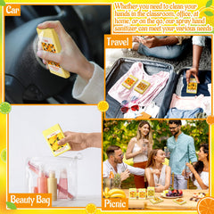 Dansib lemon-scent label provides fresh scent for daily sanitizing