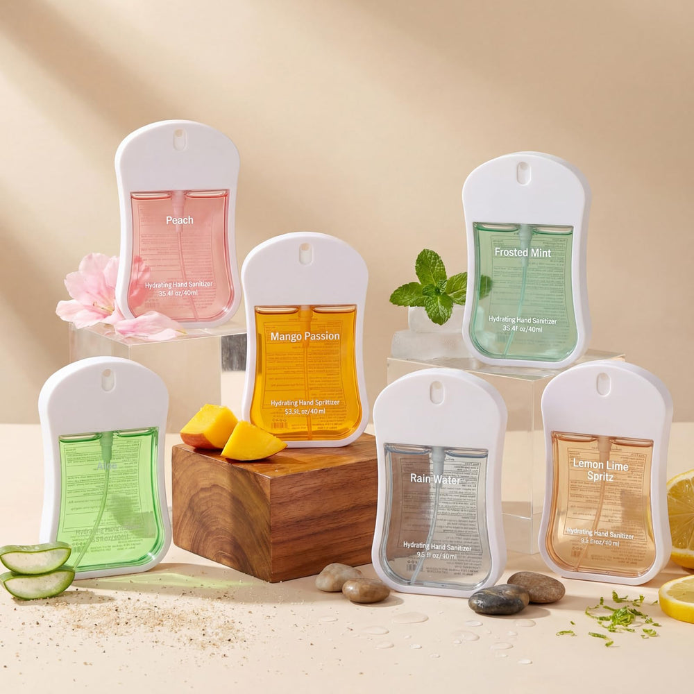 Dansib Power Mist bottle back; shows capacity and formula