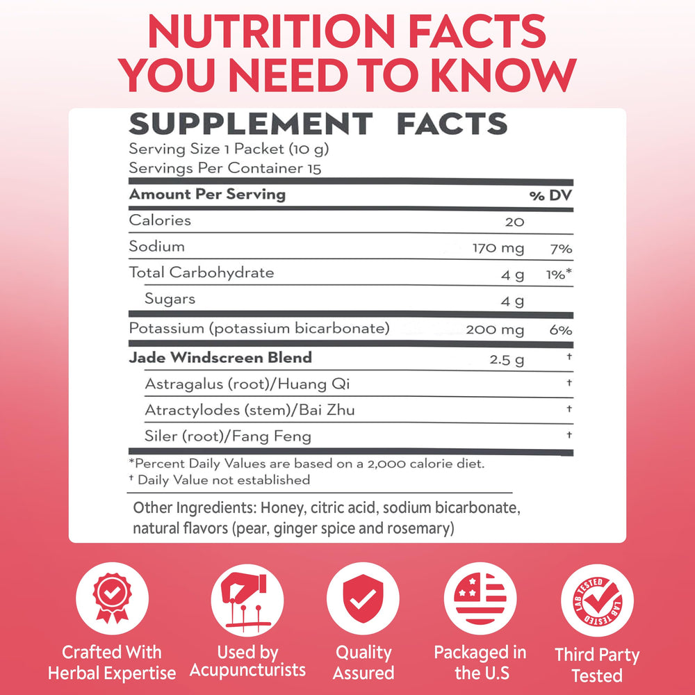 DAO Labs Immunity Support label-closeup highlights ingredients and flavor