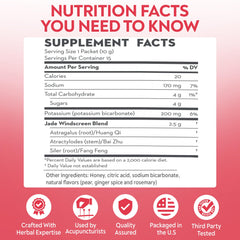 DAO Labs Immunity Support label-closeup highlights ingredients and flavor