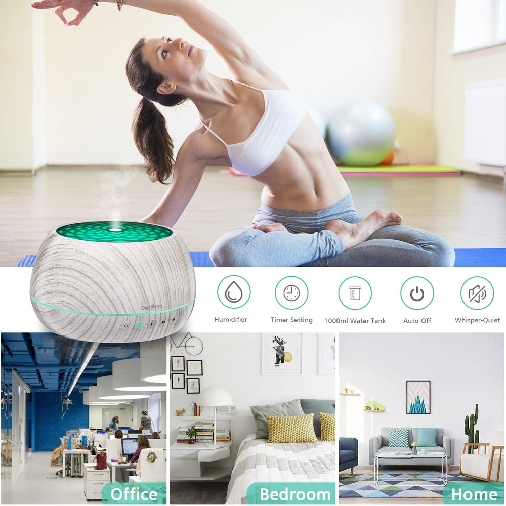 DAROMA diffuser with Bluetooth speaker for music during relaxation