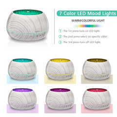 DAROMA 1000ML diffuser LED color cycle highlighting ambient lighting options