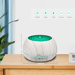 DAROMA 1000ML diffuser mist emission demonstrating long-lasting aromatherapy sessions